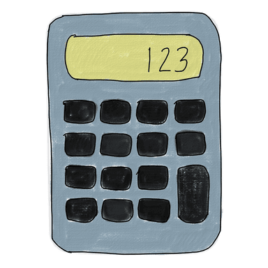 image of a calculator